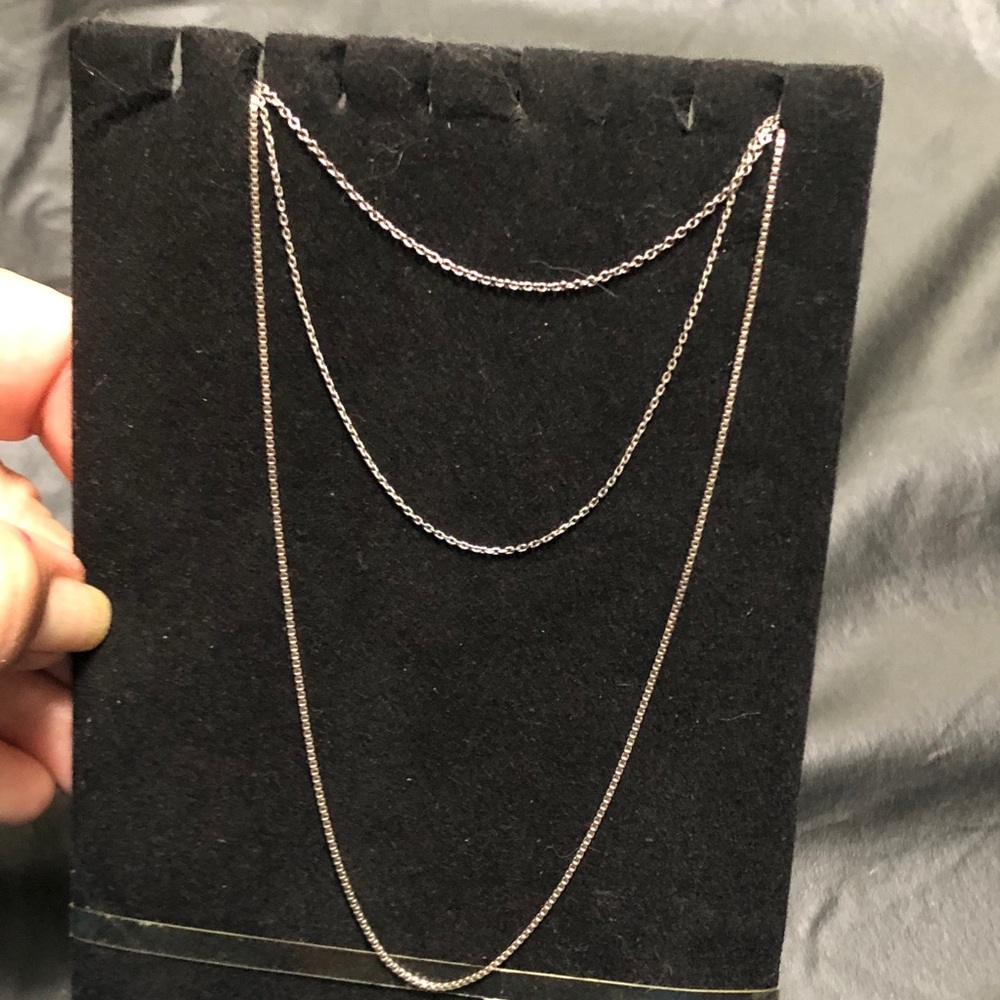 Elegant Silver Necklaces each 925 silver guaranteed.